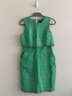 J.Crew Linen Sheath Dress